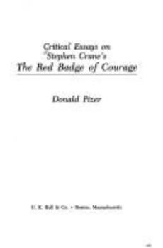 Hardcover Critical Essays on Stephen Crane's the Red Badge of Courage [Large Print] Book