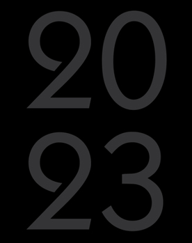 Spiral-bound Basic Black 2023 7.5 X 9.5 Booklet Monthly Planner Book