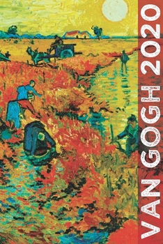 Paperback Van Gogh 2020: Art Planner and Datebook Monthly Weekly Scheduler and Organizer - Vertical Days Dated Layout with Monday Start - Aesth Book