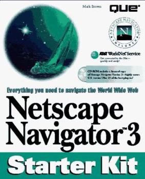 Paperback Netscape Navigator 3 Starter Kit, with CD-ROM Book