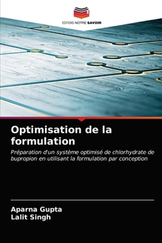 Paperback Optimisation de la formulation [French] Book