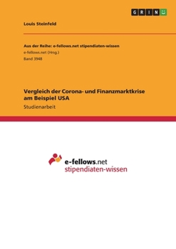 Paperback Vergleich der Corona- und Finanzmarktkrise am Beispiel USA [German] Book