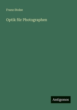 Paperback Optik für Photographen [German] Book