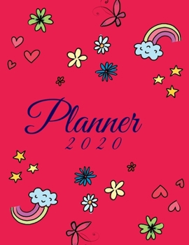 Paperback planner 2020: DAILY Planner, GIFT Page a Day Calendar 2020, Schedule Organizer Planner (2020 Diary Day Per Page )365 Day Tabbed Jour Book