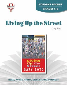 Paperback Living Up The Street - Student Packet by Novel Units Book