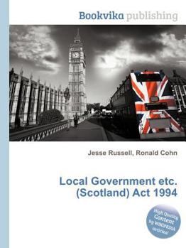 Paperback Local Government Etc. (Scotland) ACT 1994 Book
