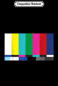 Composition Notebook: Tv graphic off signal cool show funny hipster geek vintage  Journal/Notebook Blank Lined Ruled 6x9 100 Pages