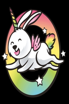 Unicorn rabbit notebook: Notebook graph paper 120 pages 6x9 perfect as math book, sketchbook, workbook and diary Flying Unicorn rabbits
