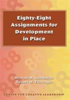 Paperback Eighty-eight Assignments for Development in Place Book