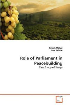 Paperback Role of Parliament in Peacebuilding Book