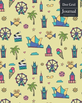 Dot Grid Journal: Notebook Planner with Los Angeles Themed Cover Design