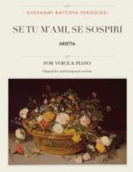 Paperback Se tu m'ami, se sospiri: Arietta, For High, Medium and Low Voices Book