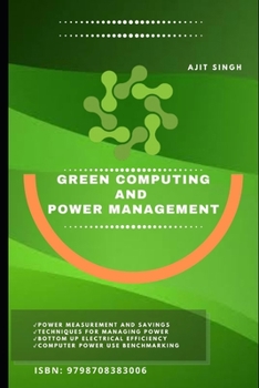 Paperback Green Computing And Power Management Book