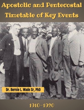 Apostolic and Pentecostal Timetable of Key Events 1910-1920: Volume 2
