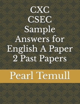 Paperback CXC CSEC Sample Answers for English A Paper 2 Past Papers Book
