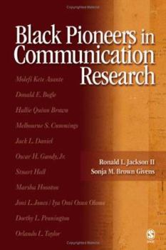 Hardcover Black Pioneers in Communication Research Book
