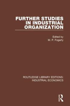 Hardcover Further Studies in Industrial Organization Book