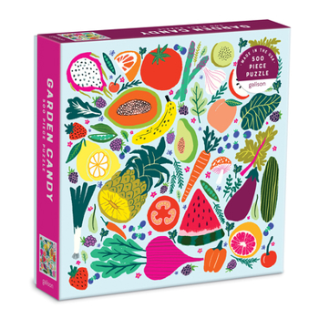 Video Game Garden Candy 500 Piece Puzzle Book