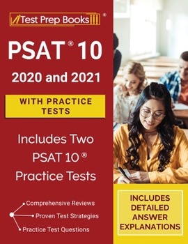 Paperback PSAT 10 Prep 2020 and 2021 with Practice Tests [Includes Two PSAT 10 Practice Tests] Book