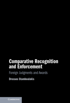 Hardcover Comparative Recognition and Enforcement Book