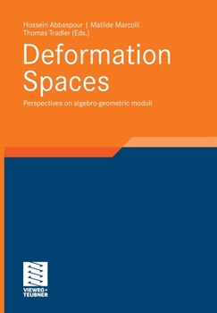 Paperback Deformation Spaces: Perspectives on Algebro-Geometric Moduli Book