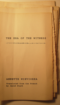 Paperback The Era of the Witness Book