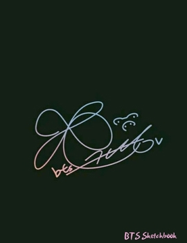 Paperback BTS Sketchbook: 150 Page by 8.5" x 11" Sketchbook Book