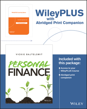 Loose Leaf Personal Finance, 1e WileyPLUS Learning Space Registration Card + Print Companion (Wiley Plus Products) Book