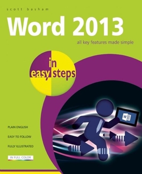 Paperback Word 2013 in Easy Steps Book