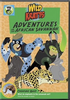 DVD Wild Kratts: Adventures on the African Savannah Book