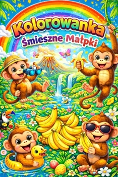 Paperback Kolorowanka śmieszne malpki [Polish] Book
