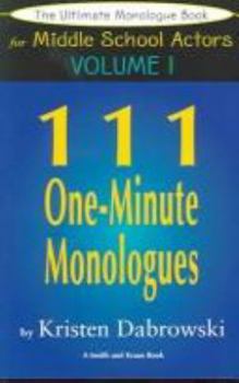 Hardcover 111 One-Minute Monologues Book
