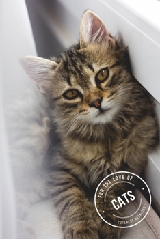 Paperback For the love of cats - Cuteness overload - Trendy Design Journal - 6" x 9" Lined 112 Page Notebook Book