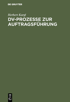 Hardcover DV-Prozesse Zur Auftragsführung [German] Book