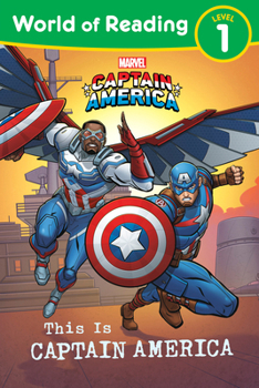 Paperback World of Reading: This Is Captain America: Level 1 Reader Book