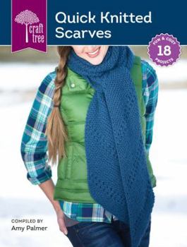 Paperback Quick Knitted Scarves Book
