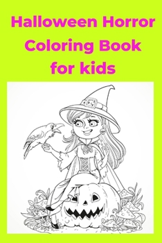 Paperback Halloween Horror Coloring Book for kids Book