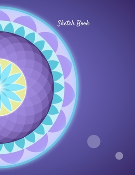 Sketch Book: Mandala Circles Themed Personalized Artist Sketchbook For Drawing and Creative Doodling