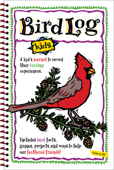 Spiral-bound Bird Log Kids Book