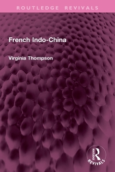 Paperback French Indo-China Book