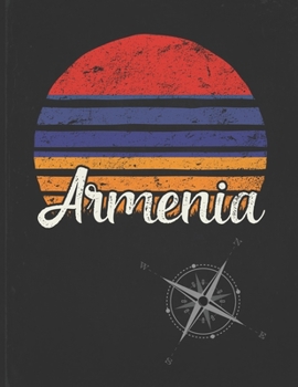 Armenia: Armenian Vintage Flag Personalized Retro Gift Idea for Coworker Friend or Boss  2020 Calendar Daily Weekly Monthly Planner Organizer
