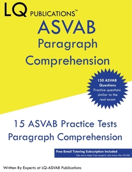 Paperback ASVAB Paragraph Comprehension: 150 ASVAB Paragraph Comprehension Questions - Free Online ASVAB Help Book