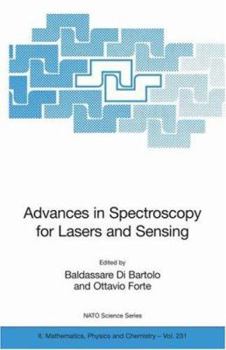 Hardcover Advances in Spectroscopy for Lasers and Sensing Book