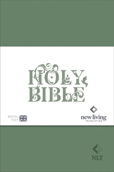Paperback NLT Holy Bible: New Living Translation Standard Edition, British Text Version in Sage-Green Soft-Tone Flexiback Binding Book
