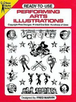Paperback Ready-To-Use Performing Arts Illustrations Book