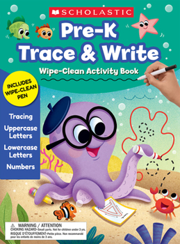 Pre-K Trace  Write Wipe-Clean Activity Book