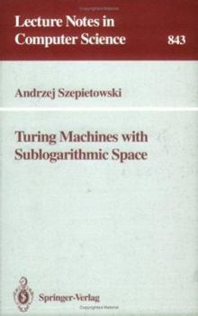 Paperback Turing Machines with Sublogarithmic Space Book