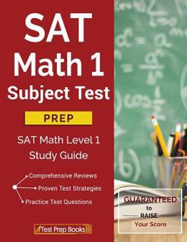 Paperback SAT Math 1 Subject Test Prep: SAT Math Level 1 Study Guide Book