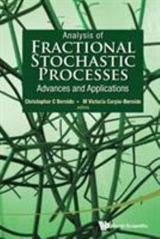 Hardcover Analysis of Fractional Stochastic Processes Book