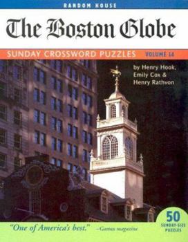 Paperback The Boston Globe Sunday Crossword Puzzles, Volume 14 [Large Print] Book